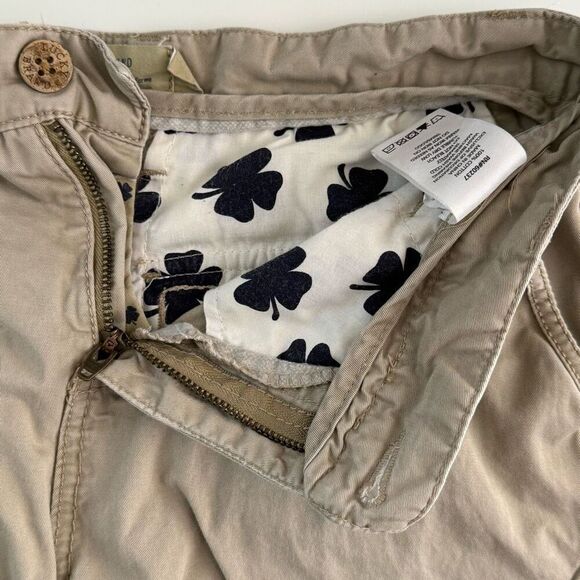 Lucky Brand Khaki Cargo Shorts - Kids US 14 - Picture 7 of 11